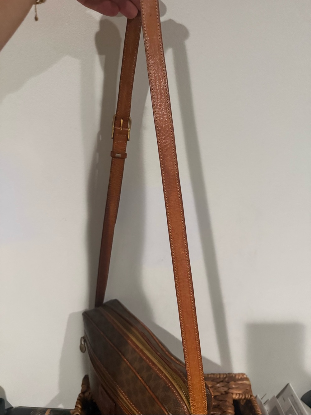 Vintage Céline Macadam M12 Double-Zip Crossbody Bag - Picture 7 of 11